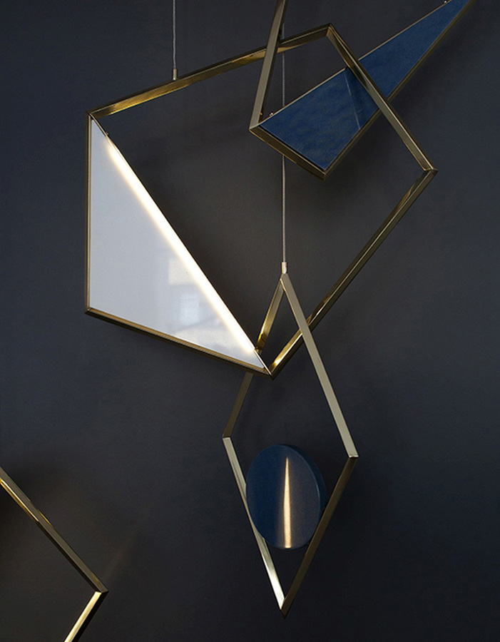 Sculptural pendant light * Tangle