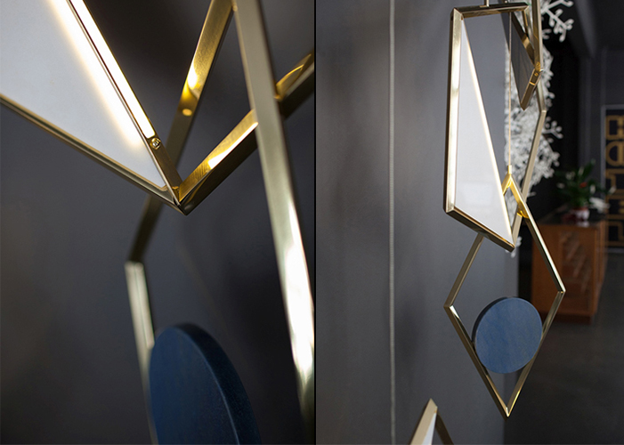 Sculptural pendant light * Tangle