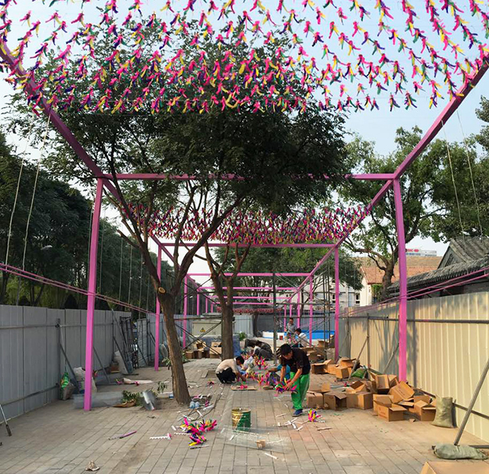 SPARK Architects Envisions Jianzi Pavilion Beijing Design Week 2015 06