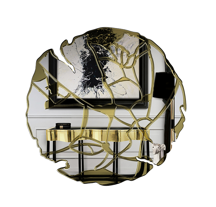 glass work art reflected in a mirror 03