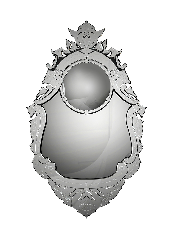 glass work art reflected in a mirror 05