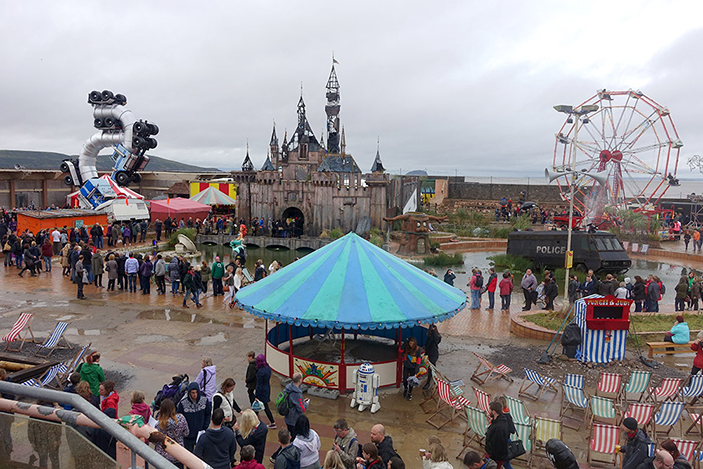 A Dark And Twisted Bemusement Park Dismaland by Banksy 12