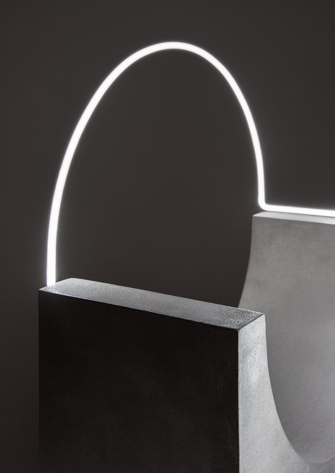 Collection of Sculptural Lighting plays with perception