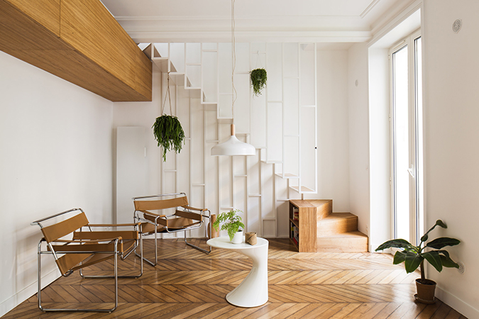Paris Apartment by Les Ateliers Tristan & Sagitta